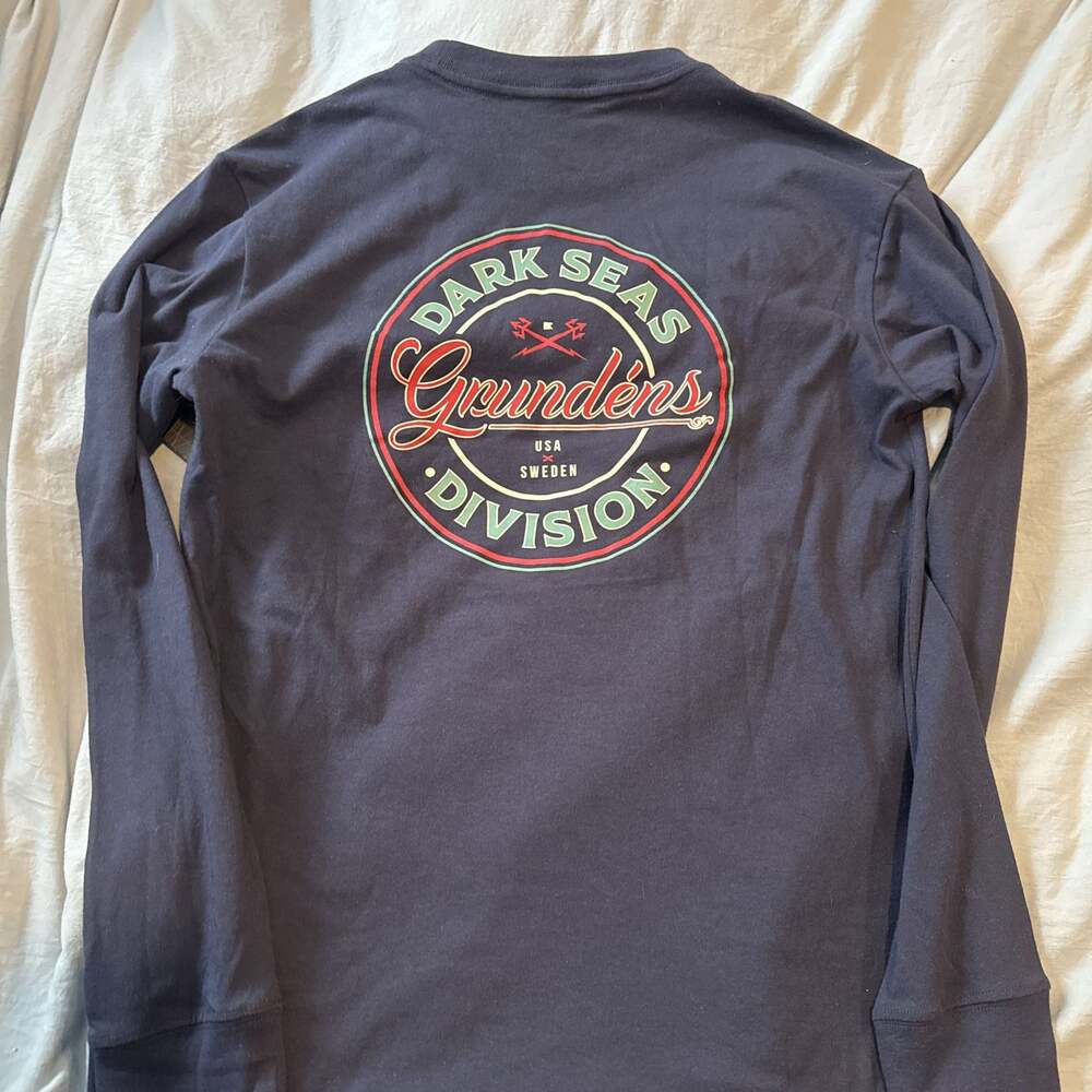 NWT Dark Seas X Grundens Instinctive LS T-Shirt Size Small - Picture 5 of 7